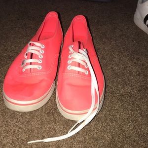 Bright pink vans